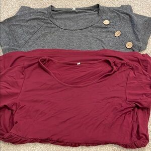 Set of 2 Maternity Ts